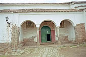 Chinchero, the colonial church erected on Incan walls